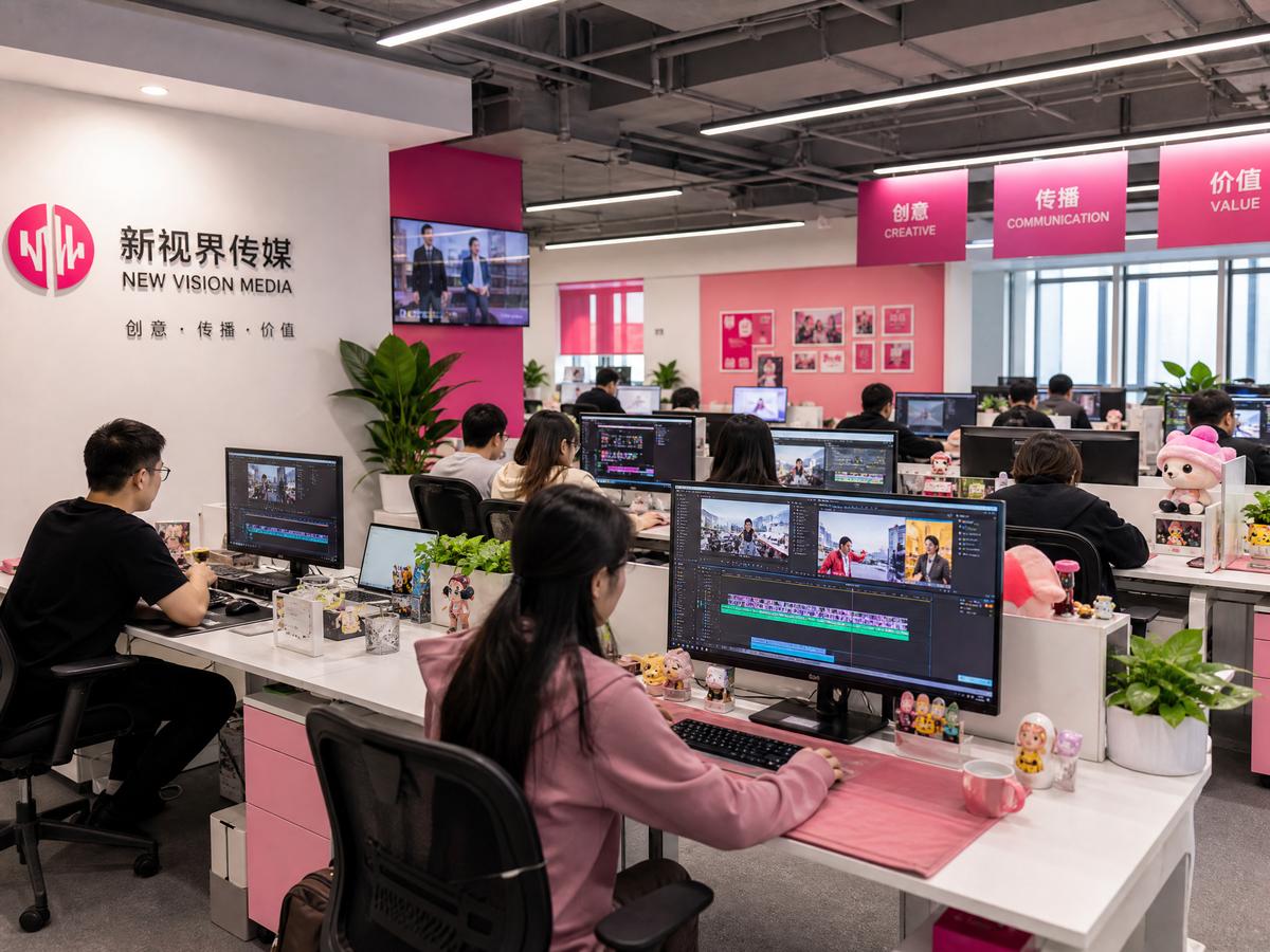 国产影视传媒公司办公室